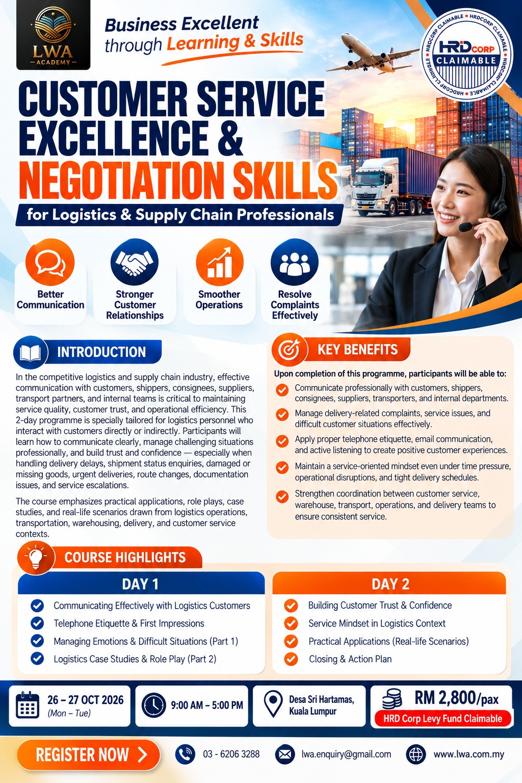 Customer Service Excellence & Negotiation Skills