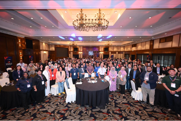 LWA Academy trainers and participants at a training event